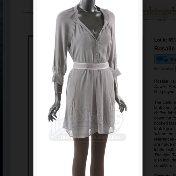 Twilight Rosalie BCBG tunic dress top - Picture 2 of 11